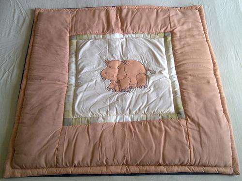 *SALE* Hippo theme Baby travel play mat with ground sheet