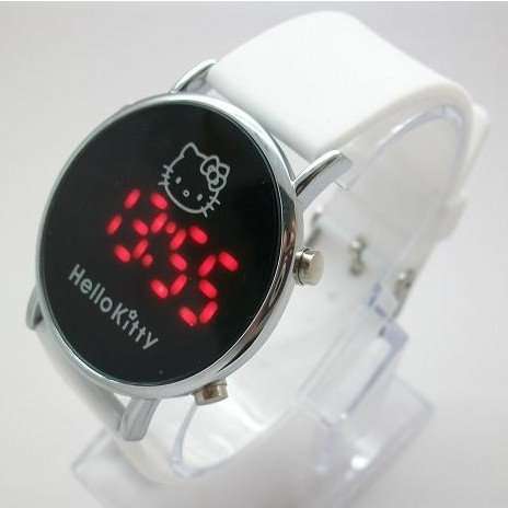 Hello Kitty Led Watch Children  Silicone Digital Watch