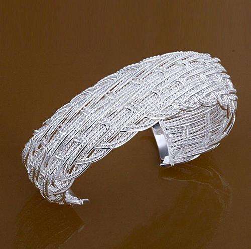 925 Silver Plated  Bangle