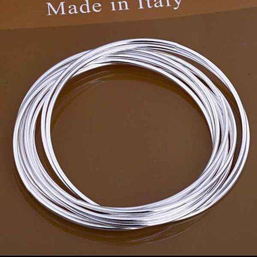 Silver Plated Multiple Bangle