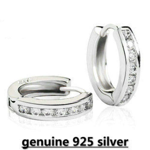 Genuine 925 Sterling Silver CLIP Earings