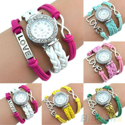 Weaved Infinity Charms Watch