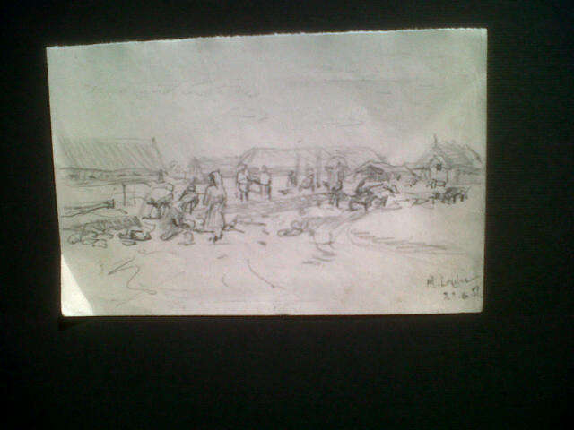 Maggie Laubscher  "The Strand, Cape" ++++pencil+++