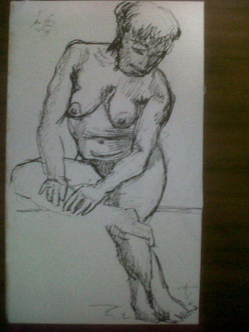 IRMA STERN Maybe ****INK DRAWING*****