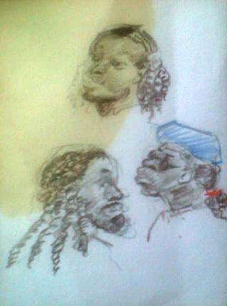 WALTER BATTISS ***Water Stained***circle of Irma Stern