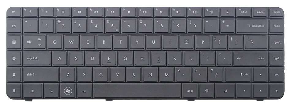 Keyboard for Compaq PRESARIO CQ56 CQ62 G56, HP G62. P/N: 605922-001