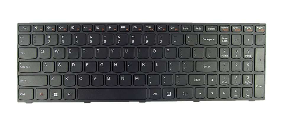 Keyboard for LENOVO G50-30, G50-70, G50-80, G51-35, G70-35, G70-70, G70-80 WITH FRAME