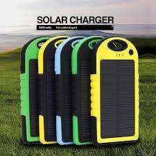 wholesale from 10pieces upwards//5000mAh Solar Mobile Power Bank