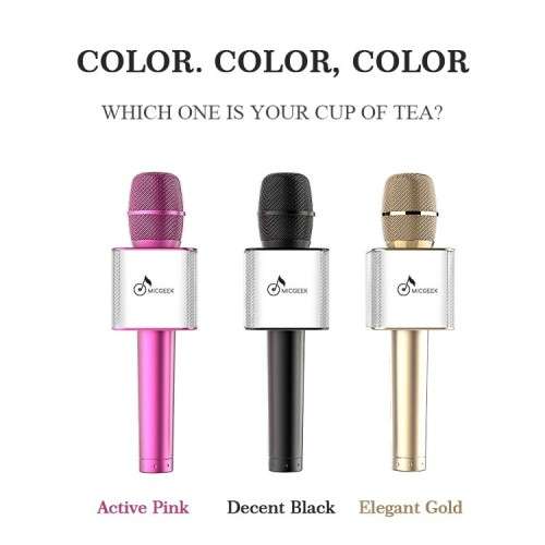 MicGeek Q9 Bluetooth Microphone Wireless Home Karaoke Speaker KTV