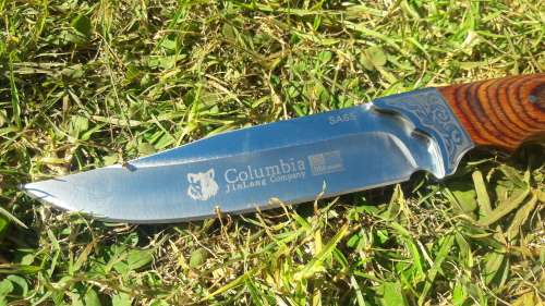 Hunting knife - Fixed blade with canvas pouch - BRAND NEW