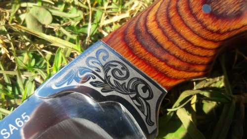 Hunting knife - Fixed blade with canvas pouch - BRAND NEW