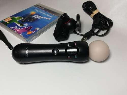 SONY PLAYSTATION 3 MOVE + EYE CAMERA BUNDLE (PS3) AND STARTER DISC