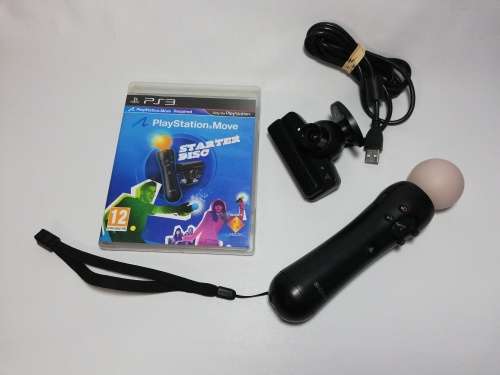 SONY PLAYSTATION 3 MOVE + EYE CAMERA BUNDLE (PS3) AND STARTER DISC