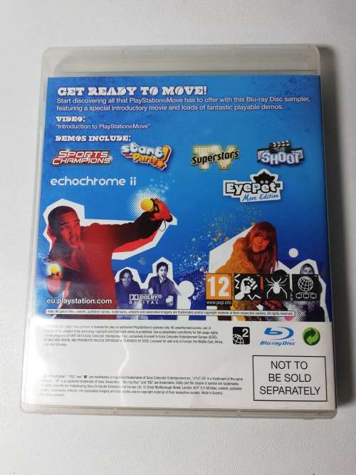 SONY PLAYSTATION 3 MOVE + EYE CAMERA BUNDLE (PS3) AND STARTER DISC