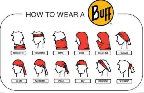 Multifunctional buffs, tube mask, scarf mask