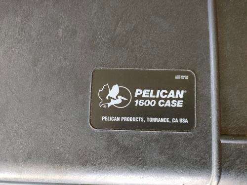 Pelican 1600 Protector Hard Case (Black) - with Foam
