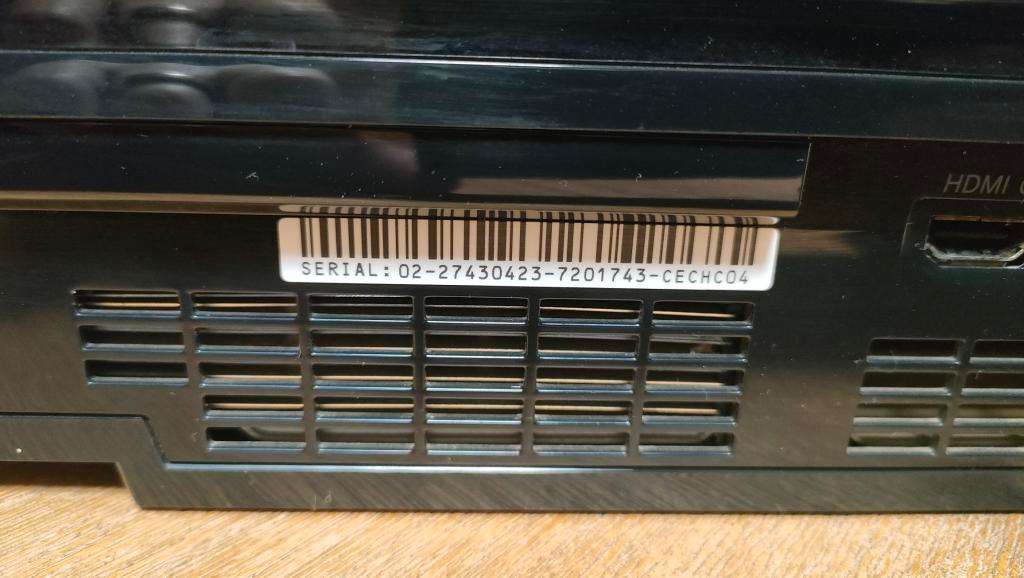 PS3 Backwards compatible version CECHC04