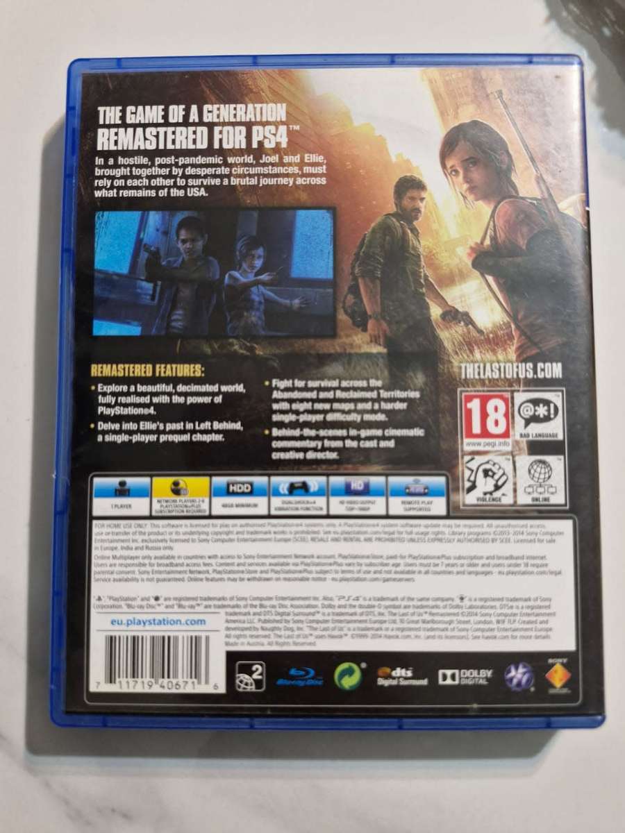 PS4 The Last of Us Remastered