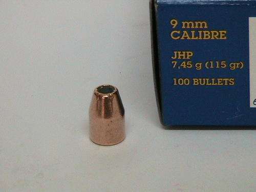 Bullets - PMP - 9mm 115gr JHP