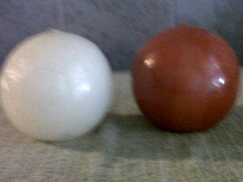 2 large candle balls price for both