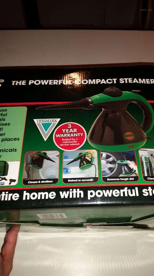 GENESIS COMPACT STEAM CLEANER -ORIGINAL NEVER BEEN USED