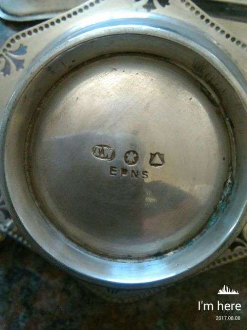 Antique silver tea set great condition.see photos of stamps and numbers on it