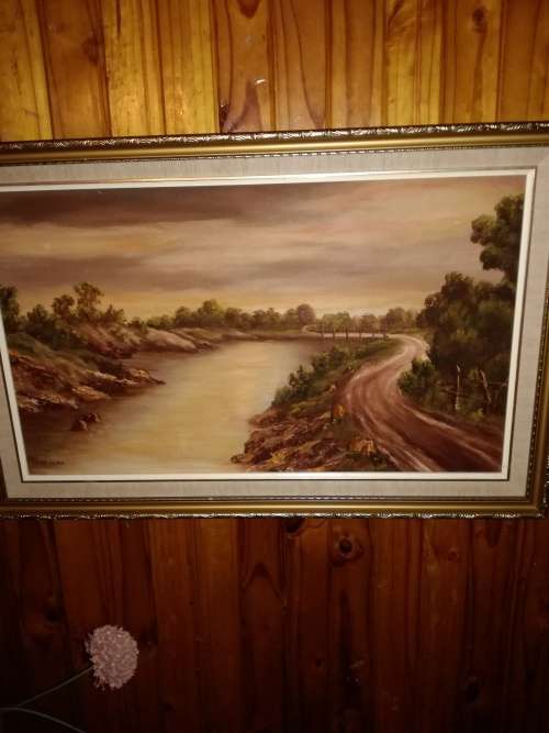 Original Rosevear painting looks like new