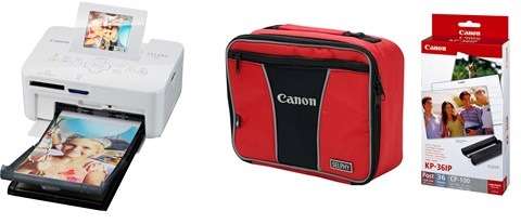 Canon Selphy CP-820 Photo Printer Bundle