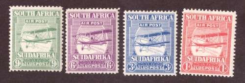 1925 - union airmal  -SACC 25-28 - MNH.