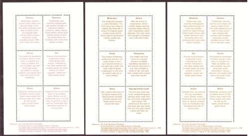 2002 NAMIBIA  SACC389-390 2 sheetlet MNH 390A sheetlet MNH and 2 used