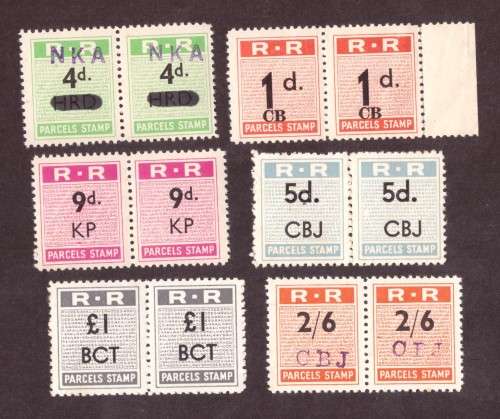 Rhodesian Reilway  6 pairs to 1poud