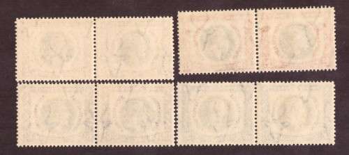 1935 SWA  [ NAMIBIA ] SACC 115-118  4 horizontal pairs  MNH