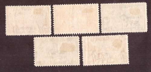 NEWFOUNDLAND full set AIR POST STAMPS  MH very fresh   Scott C13-C17