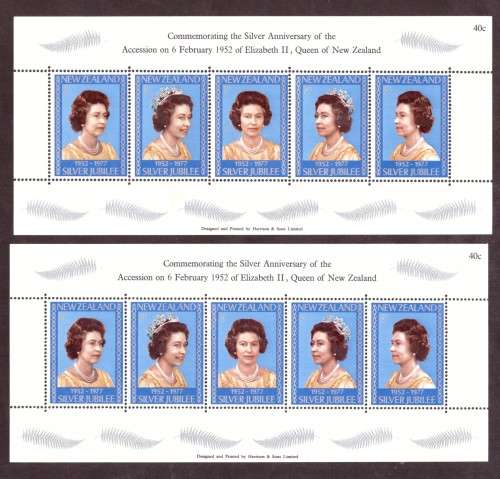 NEW ZEALAND miniature sheet 1977 mint