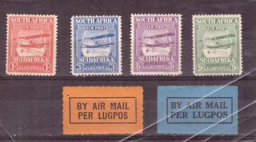 1925 UNION First AIRMAIL Stamps. full set mint + extra.