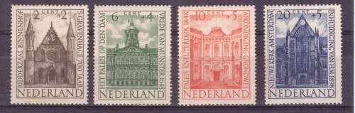 Nethderland .1949 issue. Scott # B185- B188. MNH.