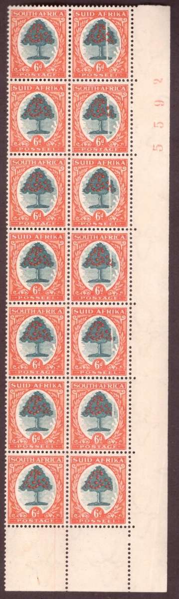 UNION of South Africa .1937 printing.6d.Excelent Exhibitons Item.!!!!