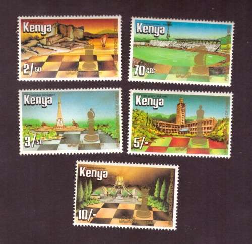 Kenya Scott #319-323.Full set  MH . 1984