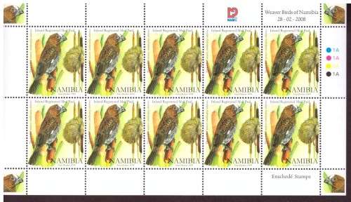 2008 NAMIBIA . Scott # 1143-1147. MNH 5 Sheets
