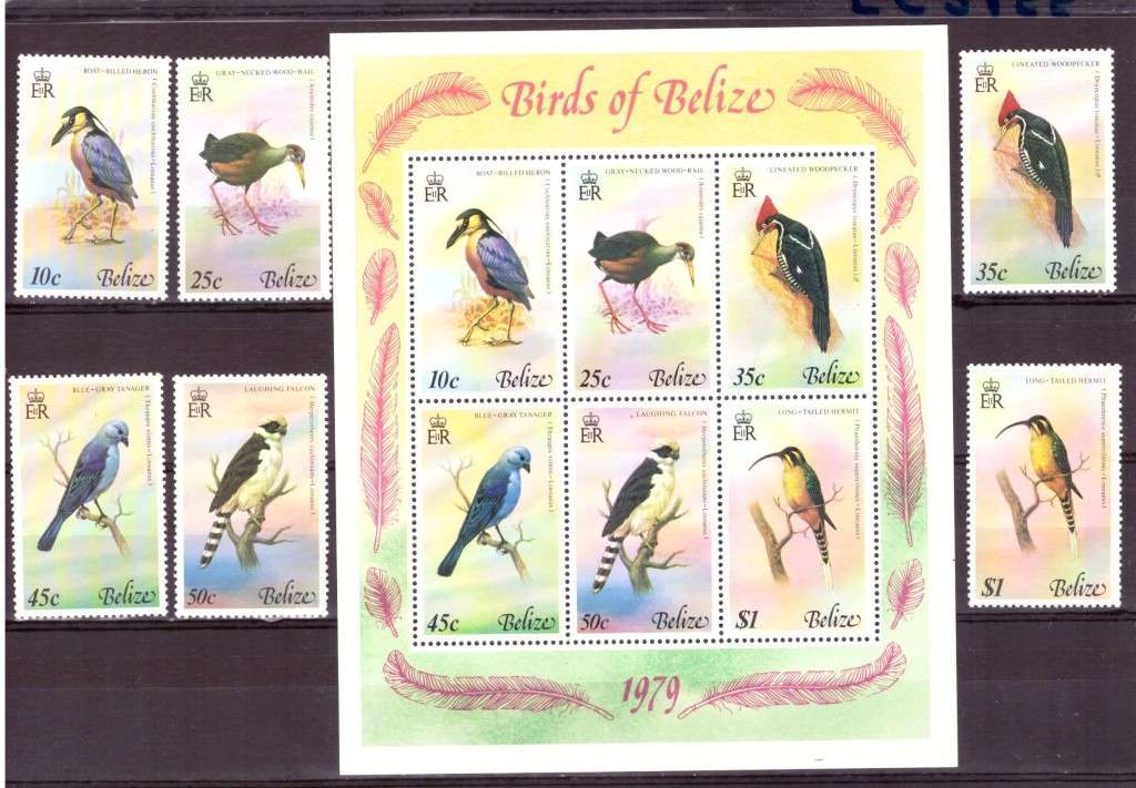Belize. 1979 issue Scott #416-421  a. MNH.