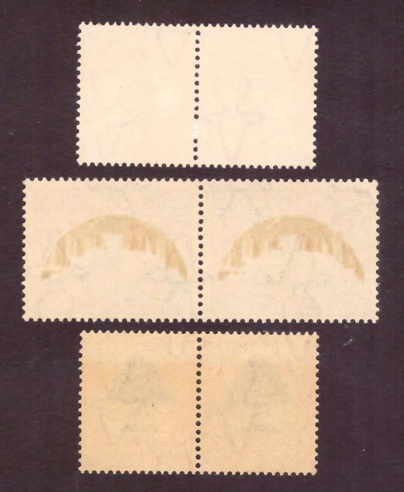 1933-48 UNIONof South Africa.1d-1.5d-6d. SACC#56-57-60. MNH.