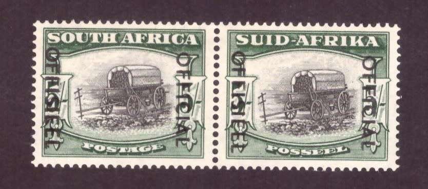 1950-54 UNION  of South Africa. OFFICIAL SACC#48   5/.  MNH