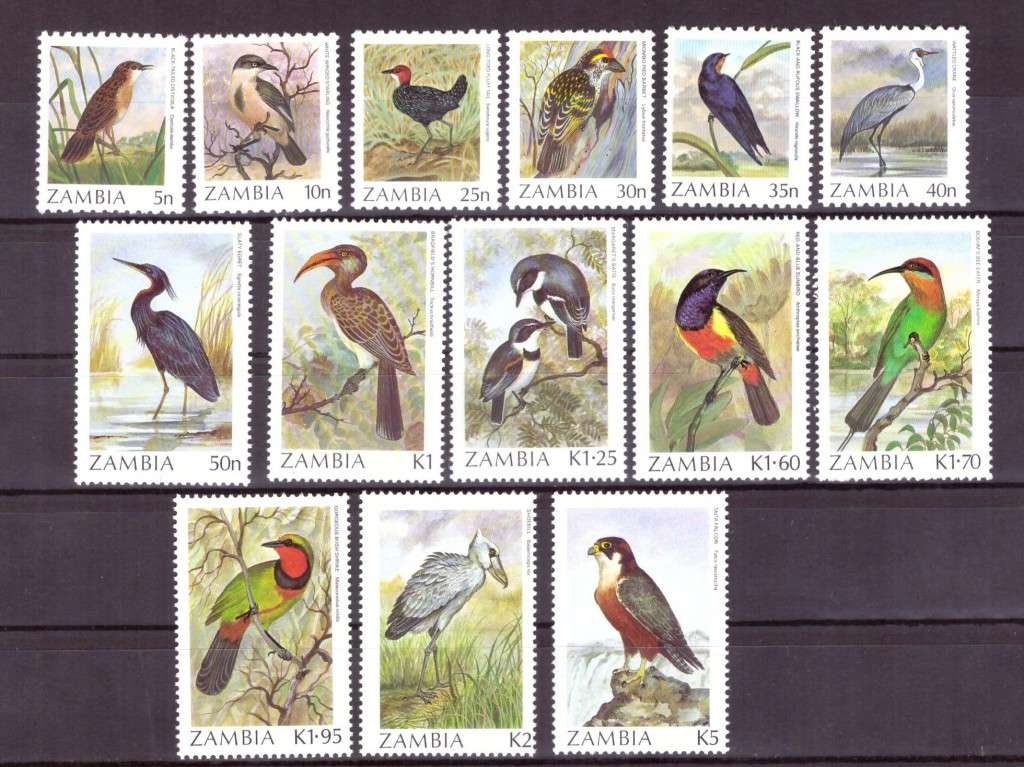 Zambia. Scott #377-387.Full set  MNH  1987
