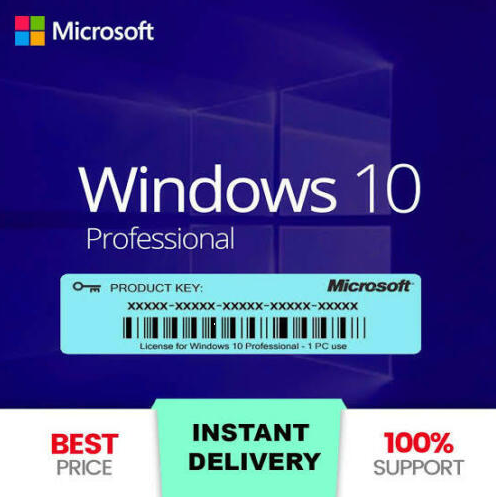 WINDOWS 10 Professional  Genuine License Pro KeyACTIVATION 32/64 bit