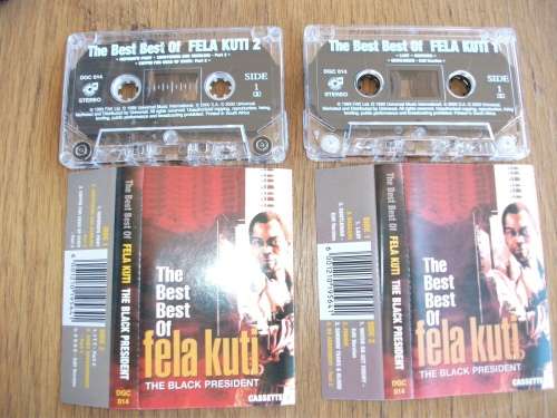 Fela Kuti The Best of DBL Cassette