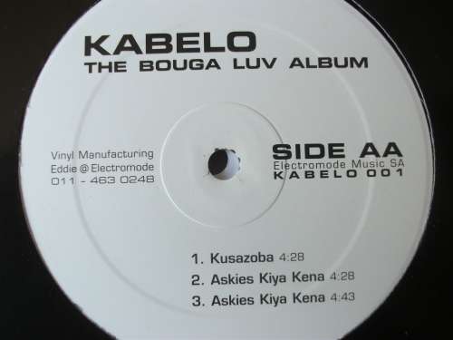 Kabelo (Ex-TKZee) - The Bouga Luv Album (12" LP)