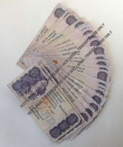 South African 5 Rands x 31 Banknotes 1981 to 1994 In VF Condition - Stals de Kock