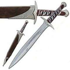 LORD OF THE RINGS STING FRODOS SWORD WITH SCRABBARD BLADE 56CM