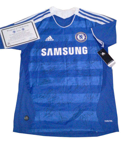 2010/2011 Chelsea Team signed