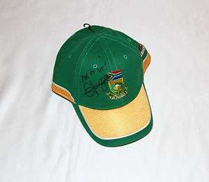 Herschelle Gibbs Signed 2009 South Africa Twenty20 World Cup Cricket Cap & COA